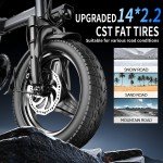 F12 Adult Ebike 48V 15AH Foldable Electric Bicycle 500W Peak Motor 25MPH 35Mile