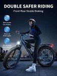 MULTIJOY Electric Bike for Adults,Upgraded 48V 20Ah Removable Battery,Peak 1000W Powerful Motor,70Mi Long Range,26"x4" Fat Tire,UL Certified 7-Speed(Gunmetal)