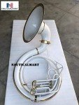 Brass Sousaphone Bb Big Bell Tubas White Brass Made King Size Tuba Mouth Piece with Carry Bag 25" Handmade Musical Instrument Gift