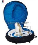 Brass Sousaphone Bb Big Bell Tubas White Brass Made King Size Tuba Mouth Piece with Carry Bag 25" Handmade Musical Instrument Gift