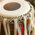 MAHARAJA Concert Tabla Drum Set, 4½ Kg Copper Bayan, Designer, Finest Dayan with Padded Bag, Hammer, Cushions & Cover - Tabla Set Tabla Drums Tablas Indian Musical Instruments (PDI-69)