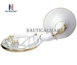 Brass Sousaphone Bb Big Bell Tubas White Brass Made King Size Tuba Mouth Piece with Carry Bag 25" Handmade Musical Instrument Gift