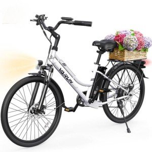 VARUN 26" Electric Bike for Adults 500W Electric Bicycle mit 7-Speed City Ebike