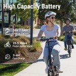 DYU 14" Folding Electric Bike for Adults Teens, 350W 36V/7.5AH, Commuter City✨