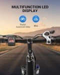 MULTIJOY Electric Bike for Adults,36V Built-in Invisible Removable Battery,350W Brushless Motor(Peak 450W) Electric Mountain Bike,26" Tires&Front Fork Suspension,UL Certified 7-Speed