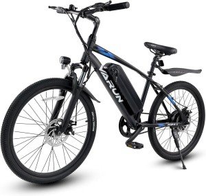 VARUN Electric Mountain Bike 24" Adults Bicycle 500W 20MPH 36V Commuter E-Bike