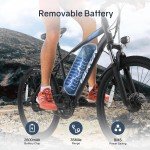 VARUN Electric Mountain Bike 24" Adults Bicycle 500W 20MPH 36V Commuter E-Bike
