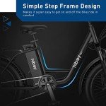 Hiboy EX6 Electric Bike for Adults with 960W Peak Motor, 25mph Max Speed, 720WH Removable Battery Ebike, 20" Electric Bicycle with Shimano 7 Speed and Front Suspension