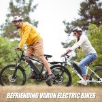 VARUN Electric Mountain Bike 24" Adults Bicycle 500W 20MPH 36V Commuter E-Bike