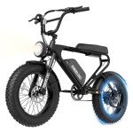 MEELOD Electric Bike for Adults，Electric Mountain Bike 1008W/2000W Brushless Motor 624/960Wh Removable Battery, 28MPH 20" Fat Tire Electric Bike