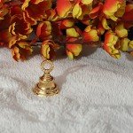 HANDTECHINDIA Set of Brass Plain 2 '' Bells Christmas Decoration Jingle Bell Sleigh Bell Jingle Bell Crafts Christmas décor Home décor Elephant décor Bells Musical Instrument Accessory. (200)