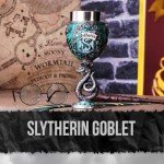 Nemesis Now Harry Potter Goblet, Hand Painted Harry Potter Collectible Chalice, Wizarding Wrold Cup, Ideal Gift for Potterheads - Slytherin