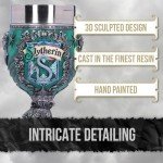 Nemesis Now Harry Potter Goblet, Hand Painted Harry Potter Collectible Chalice, Wizarding Wrold Cup, Ideal Gift for Potterheads - Slytherin