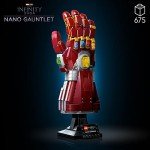 LEGO Marvel Nano Gauntlet, Iron Man Model with Infinity Stones, 76223 Avengers: Endgame Film Set, Collectable Memorabilia, Gift Idea for Adults and Teens