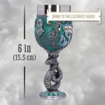 Nemesis Now Harry Potter Goblet, Hand Painted Harry Potter Collectible Chalice, Wizarding Wrold Cup, Ideal Gift for Potterheads - Slytherin