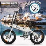 Hot E-Bike 20" Electric Bike Fat Tire 1000W Folding City Bicycle -Commuter Ebike