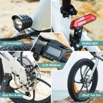 Hot E-Bike 20" Electric Bike Fat Tire 1000W Folding City Bicycle -Commuter Ebike