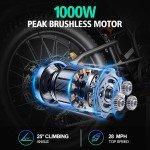 New! ELECTRIC BIKE for Adult 1000W 48V/15Ah 28+MPH Shimano 7 Speed Ebike 