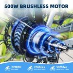 850W Ebike 26" Electric Bike Bicycle 28Mph CommuterTire Mountain Bikes Adults