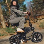 Jetson Bolt Pro Adult Electric Bike, Pedal Assist up to 30 Miles, Foldable, Built-in Carrying Handle, Lightweight Frame, LED Headlight, Dual Disc Brakes, Twist Throttle & Cruise Control, Ages 12+