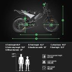 New! ELECTRIC BIKE for Adult 1000W 48V/15Ah 28+MPH Shimano 7 Speed Ebike 