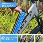 850W Ebike 26" Electric Bike Bicycle 28Mph CommuterTire Mountain Bikes Adults