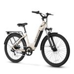 VEEFA X2 Electric Bike for Adults 27.5” Ebike Up to 24Mph E-Bike Power by Peak 1000W Motor 80 Miles Max Range by 48V Built-in Removable Battery, 5 Pedal-Assist Levels, E Bike for Commuting