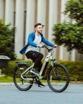 VEEFA X2 Electric Bike for Adults 27.5” Ebike Up to 24Mph E-Bike Power by Peak 1000W Motor 80 Miles Max Range by 48V Built-in Removable Battery, 5 Pedal-Assist Levels, E Bike for Commuting