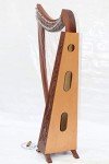 Musical Instrument Tall Celtic Irish Harp 32 Strings Lever Solid Wood with Dulex Bag
