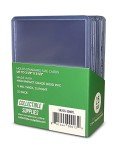 Collectible Supplies 1 full case of 1000 Standard 3" x 4" Toploaders 35pt.