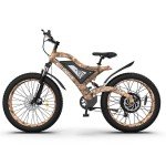 26" 1500W 48V Electric Bike Mountain Bicycle Fat Tire E-Bike Commuter for Adult