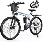 VARUN 26" Folding Electric Mountain Bike Peak 750W Adults City E-Bike 48V 20MPH
