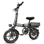 SOHAMO 14" Electric Bike 350W 48V/20A Foldable Ebike Wireless Charger Applied
