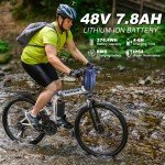 VARUN 26" Folding Electric Mountain Bike Peak 750W Adults City E-Bike 48V 20MPH