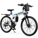 VARUN 26" Folding Electric Mountain Bike Peak 750W Adults City E-Bike 48V 20MPH