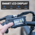 5TH WHEEL Mate Electric Bike for Adults with 1000W Peak Motor and 468WH Removable Battery Ebike, Color LCD Display Commuting Electric Mountain Bike with 7-Speed and Front Suspension