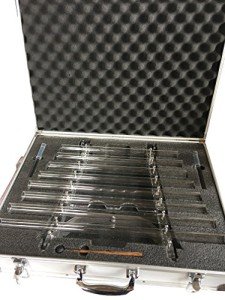 432HZ CDEFGABC Perfect Sound Therapy Quartz-Clear Color Crystal Harp-Perfect Musical Instrument with Free Alumina Carrying Box