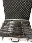 432HZ CDEFGABC Perfect Sound Therapy Quartz-Clear Color Crystal Harp-Perfect Musical Instrument with Free Alumina Carrying Box