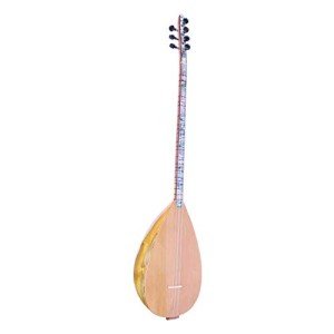 Special Custom Long Neck Carved Mulberry Baglama Saz String Musical Instrument OSL-404
