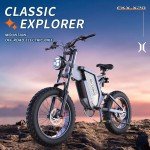T1/X20/21 Electric Bike 1000W/2000W/3000W 48V/35Ah Dual Suspension Adult Ebike