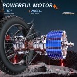 T1/X20/21 Electric Bike 1000W/2000W/3000W 48V/35Ah Dual Suspension Adult Ebike