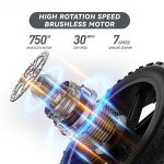 20" Electric Bike 750W 48V 14Ah Motor Cycle Dual Suspension Fat Tire Adult Ebike