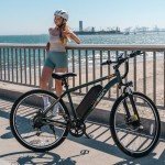 Jasion EB5 Plus Electric Bike, 480 WH Removeable Battery, 750W Peak Motor Electric Mountain Bike, 20MPH Ebike for Adults with Front Fork Suspension