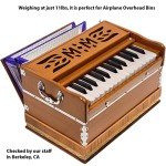 Musician's Mall Travel Harmonium Highly Portable Indian Instrument. Set-up, tuned and shipped from California, the oldest Indian Musical Instrument store in the US.
