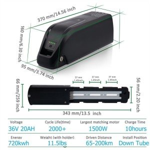 48V/36V Hailong ebike Battery 20Ah/30Ah For 1000W 1500W Electric Motor Scooter
