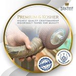 Kosher Jewish Kudu Blowing Horn Instrument Shofar from Israel - Kudu Shofar Angels Musical Instrument – Half Polished/Natural (Single, 50"-52" - UNIQUE)