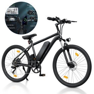26inch Electric Bike Adults 500W 48V Mountain City E-Bike W/ Smart LCD Commuter