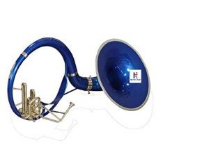 Bb Flat Silver Nickel Plated Sousaphone Tuba With Free Hard Case+Mouthpiece Big Bell Tubas Musical Instrument Gift