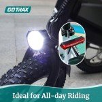 Gotrax S3 16" Electric Bike, Max Range 25Miles(Pedal-Assist)&Max Speed 20Mph, 500W Folding E-Bike with 280.8Wh Battery, Adjustable Seat&Dual Fenders, Commuter Electric Bicycle for Adults/Teens Black