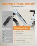 VICTRIP Seeker S Electric Bike for Adults 350W(Peak 540W) 26 inch Electric Bicycle Step Thru Ebike, with 36V/9Ah Battery, 20MPH, 7-Speed Gears and Front Suspension, UL 2849 Certified E-Bikes